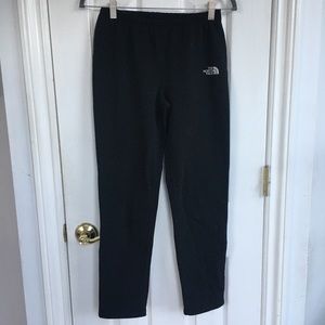 North Face Girls Black Sweatpants. Size L